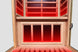 Wizzisaunas 909MX — Six-panel infrared heating layout