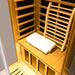 Wizzisaunas 909MX — Cedar sauna bench and backrest