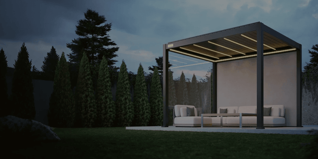 Relaxure Capri collection — pergola setting