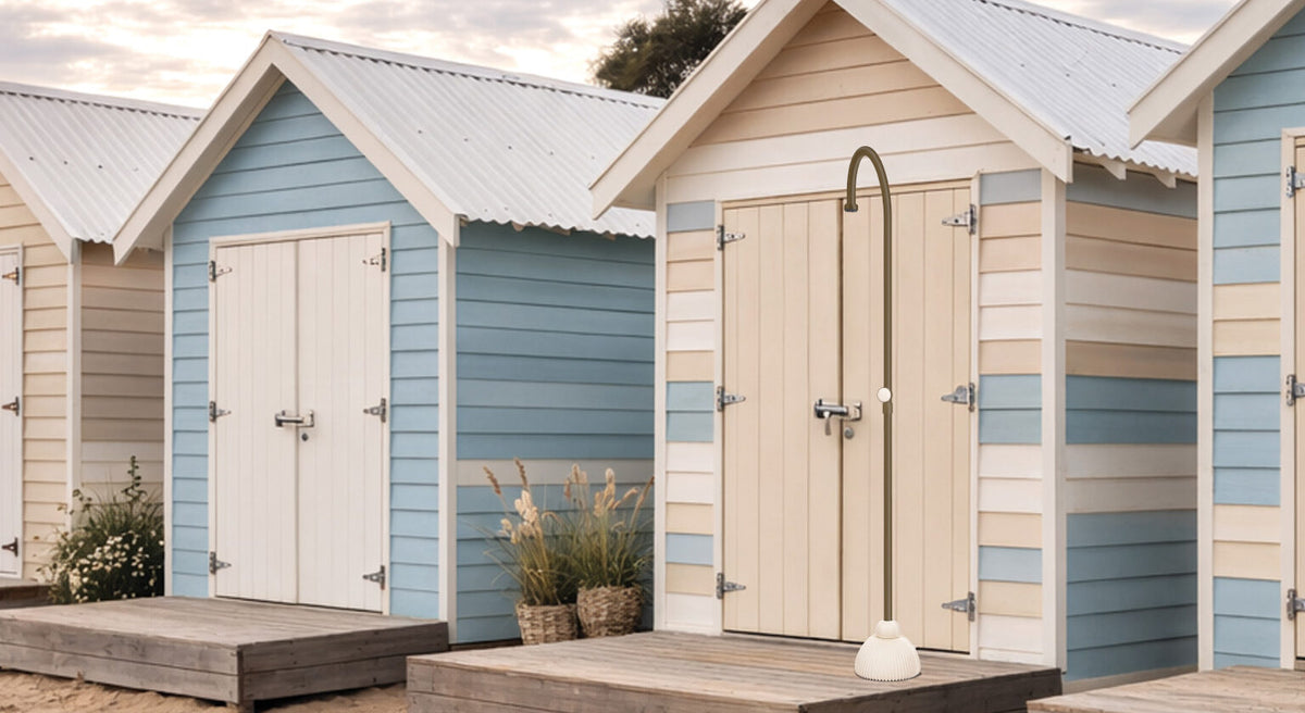 JEE-O IZI Clay — outdoor shower view