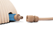 JEE-O IZI Blue — garden hose connection detail