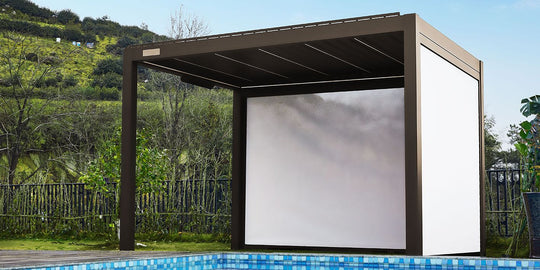 Relaxure Nano-Textile Pergola Sunshades - view 1