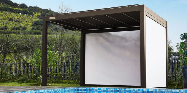 Relaxure Nano-Textile Pergola Sunshades - view 1