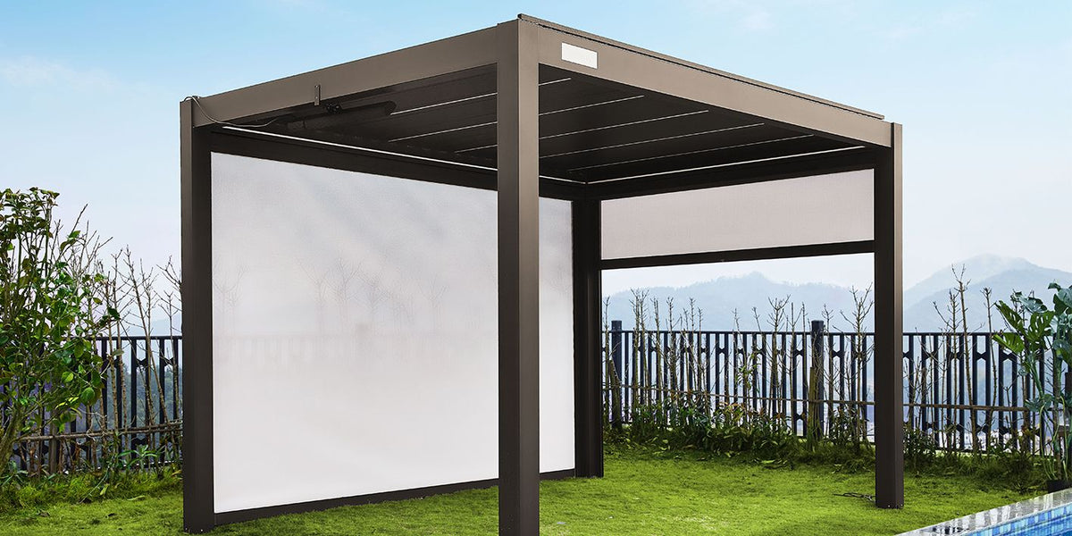 Relaxure Nano-Textile Pergola Sunshades - view 2