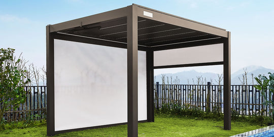Relaxure Nano-Textile Pergola Sunshades - view 2