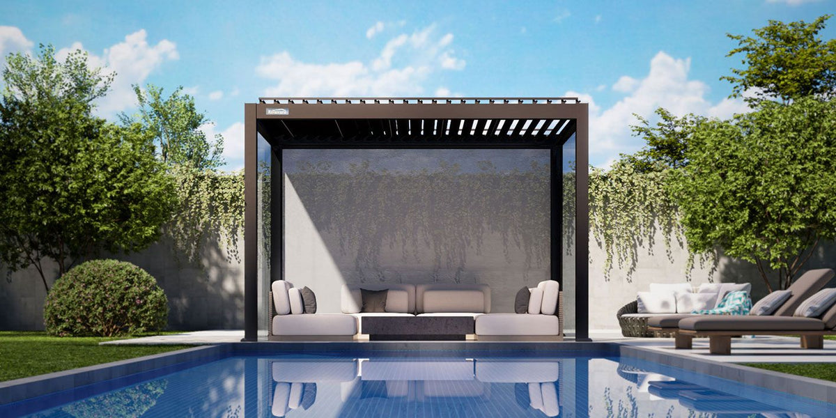 Relaxure Corsica collection — pergola setting