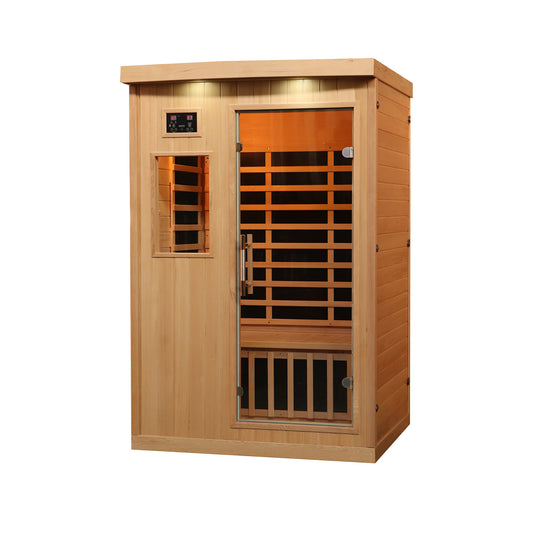 2-person Sweat Therapy Tremblant sauna - Angled exterior view