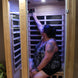 1-person Sweat Therapy Tremblant sauna - Seated use and digital controls