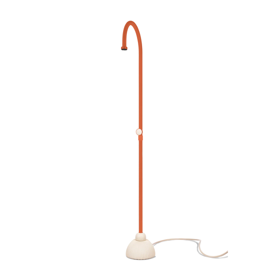 JEE-O IZI Orange — portable outdoor shower with base