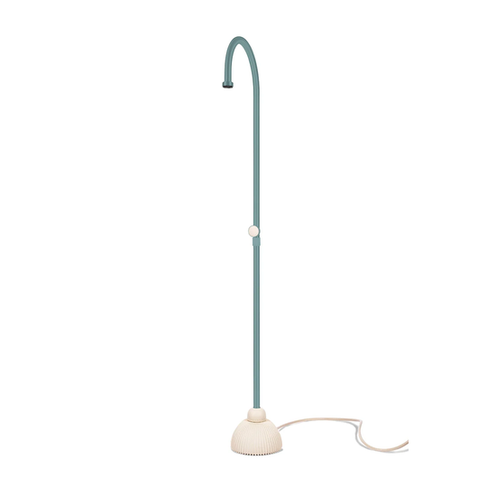 JEE-O IZI Turquoise — portable outdoor shower with base