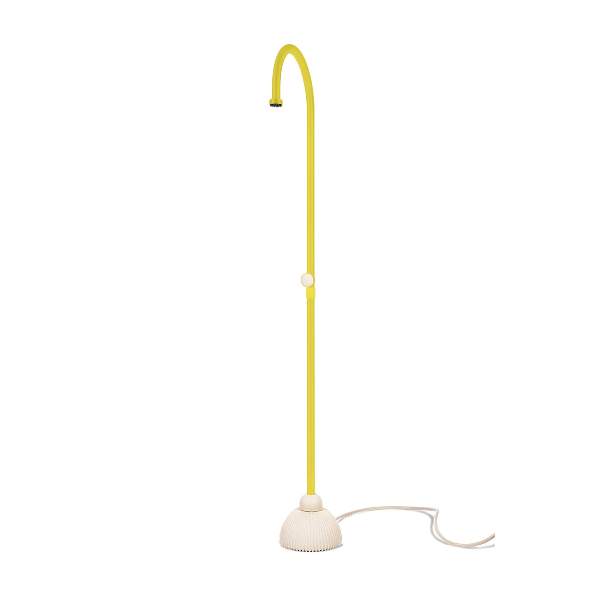 JEE-O IZI Yellow — portable outdoor shower with base