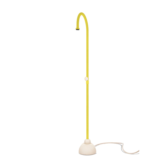 JEE-O IZI Yellow — portable outdoor shower with base